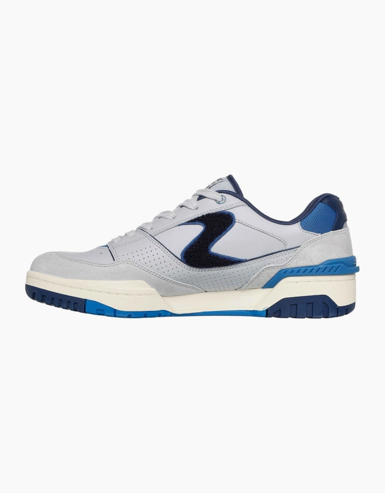 S-1992 Leather Men's Grey/Blue Standard Trainers