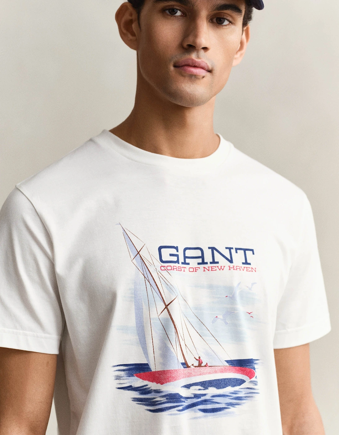 Mens Short Sleeve G-Badge T-Shirt - 433 Evening Blue