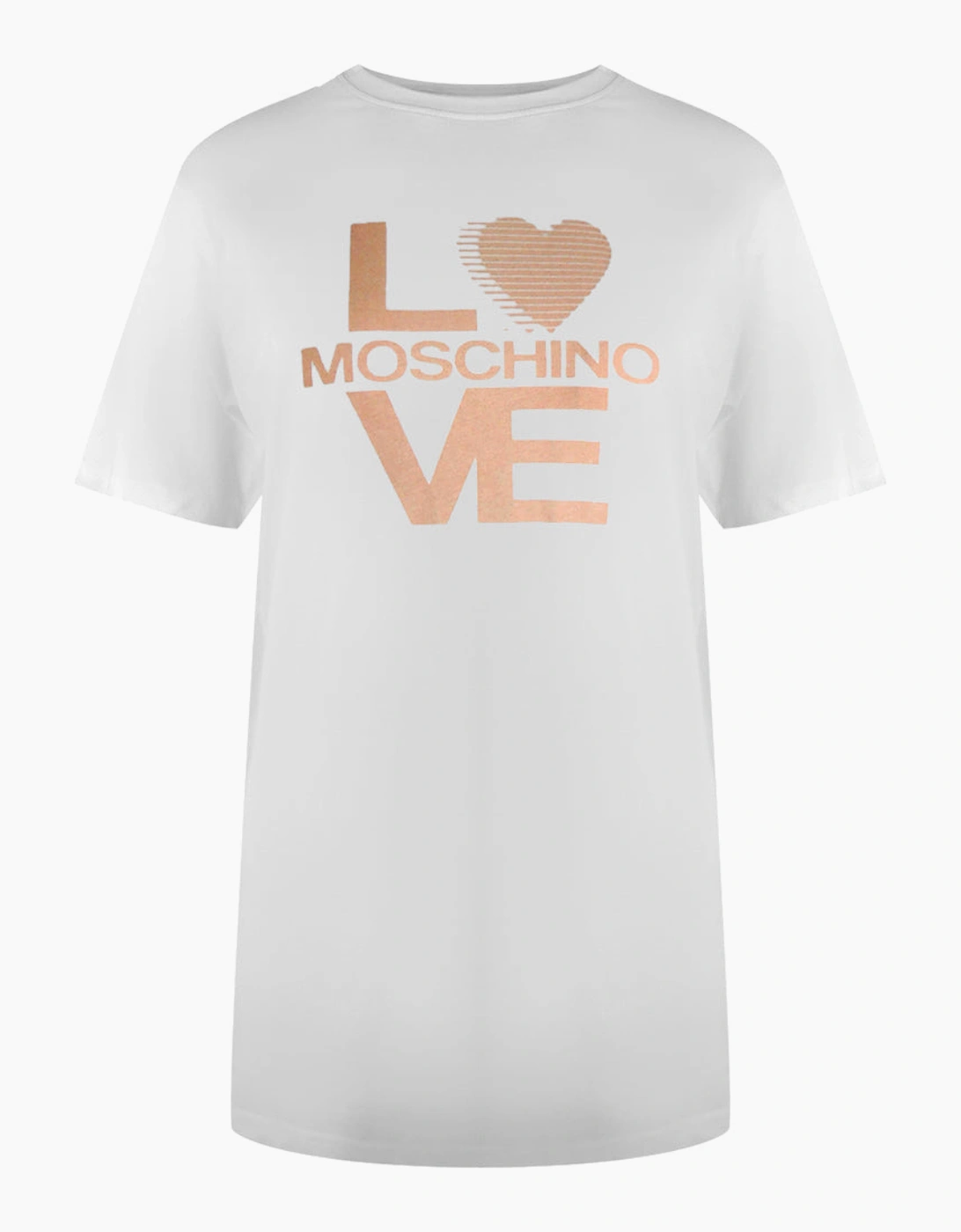 Love Moschino Women's White Bold Logo T-Shirt  Xl