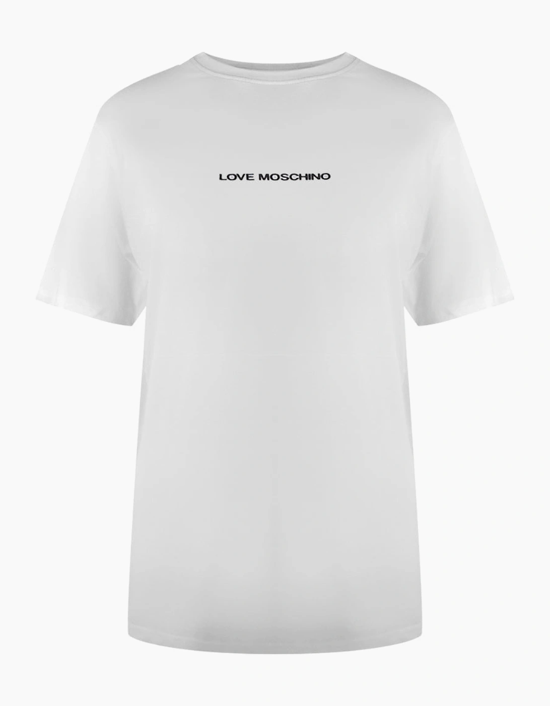 Love Moschino Women's White Bold Logo T-Shirt  10/8 S