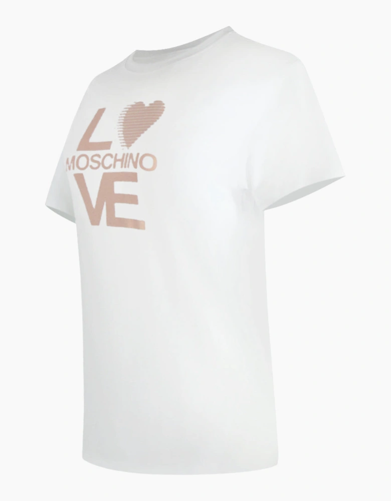 Bold Logo White T-Shirt
