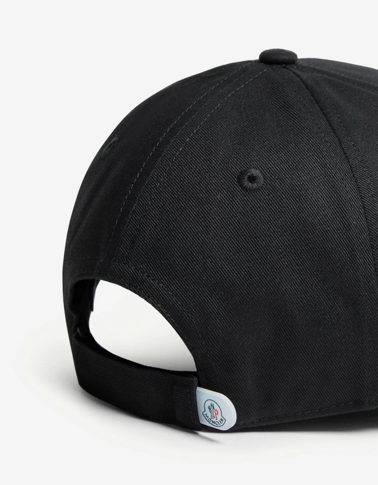 Enfant Boys Cotton Logo Baseball Cap in Black