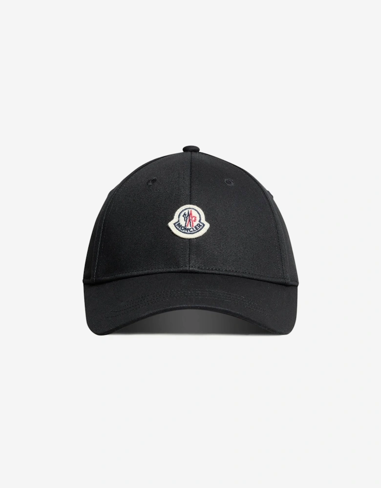 Enfant Boys Cotton Logo Baseball Cap in Black