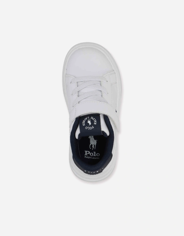 Kids Heritage Court Super PS Trainers in White
