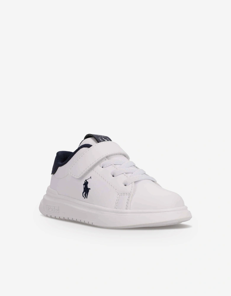 Kids Heritage Court Super PS Trainers in White
