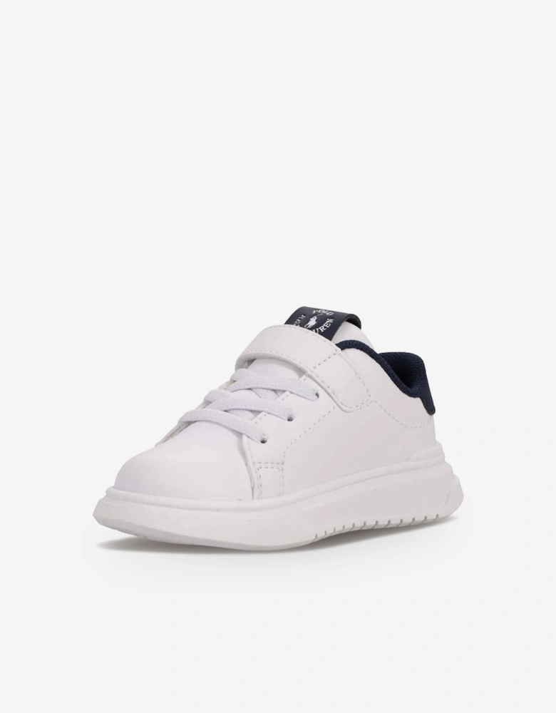 Kids Heritage Court Super PS Trainers in White