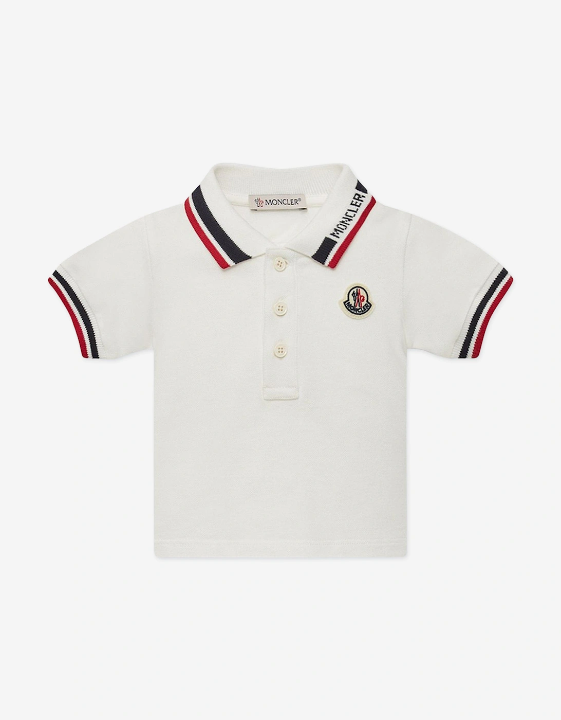 Enfant Baby Boys Polo Shirt and Shorts Set in White