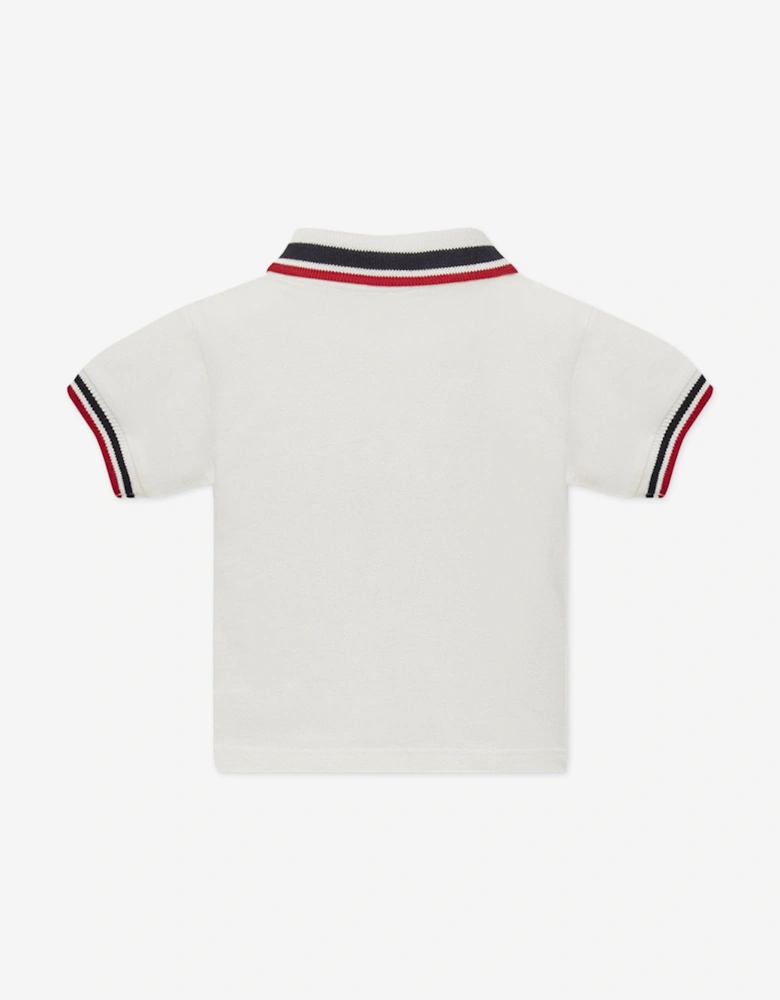 Enfant Baby Boys Polo Shirt and Shorts Set in White