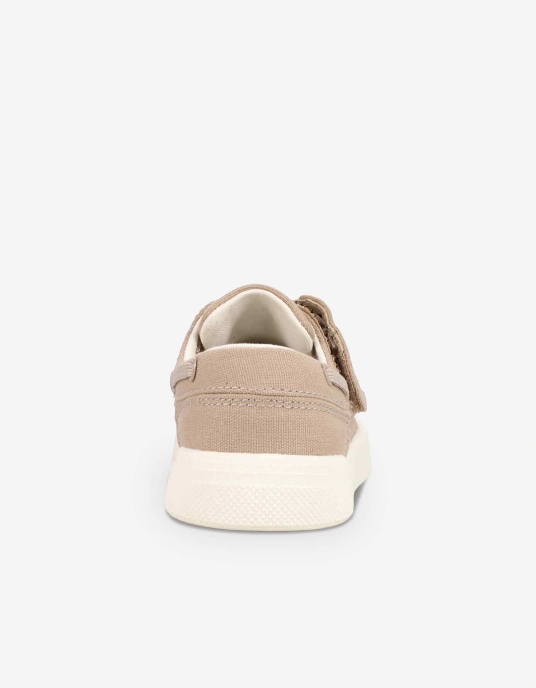 Boys Canvas Briar Boat EZ Shoes in Brown