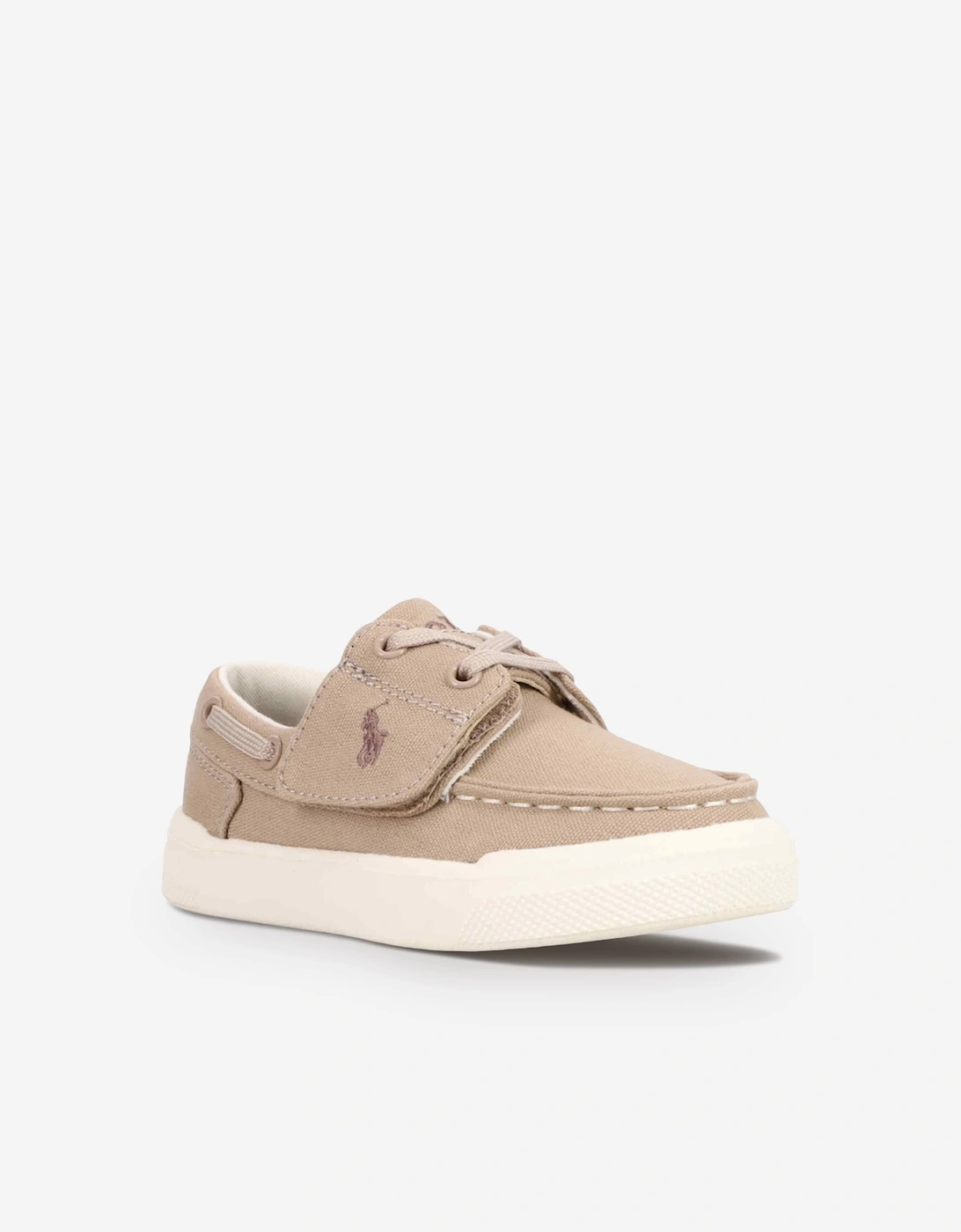 Boys Canvas Briar Boat EZ Shoes in Brown