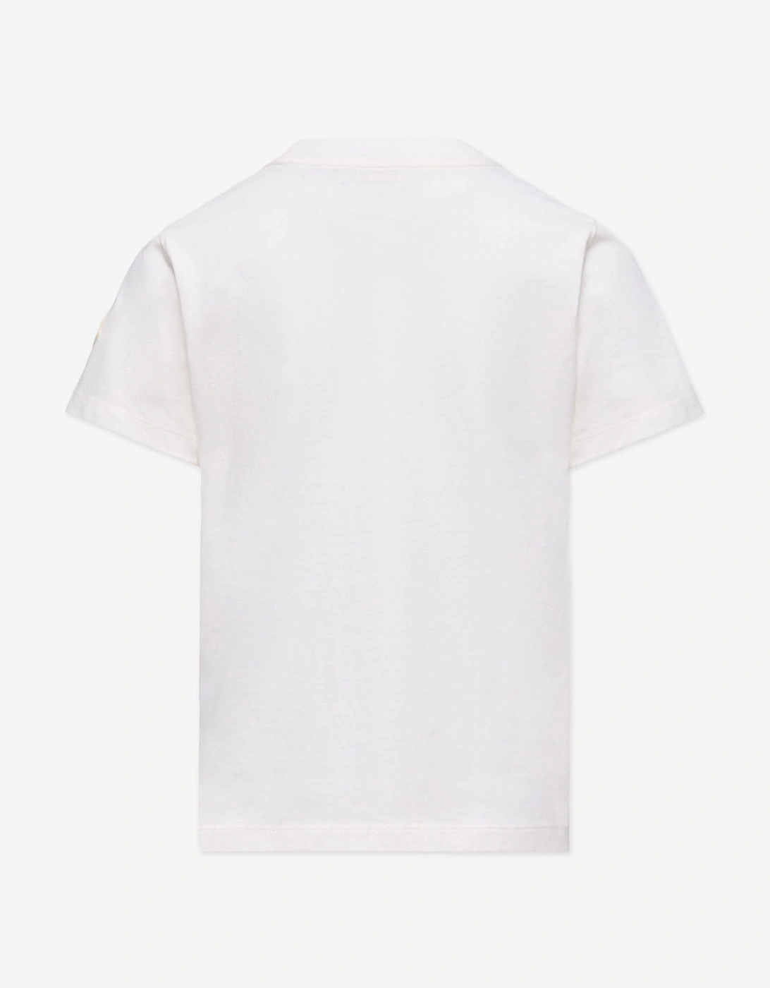 Enfant Boys Logo Print T-Shirt in White