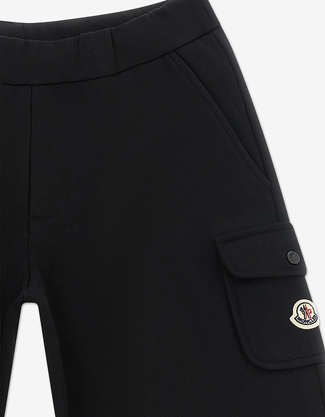 Enfant Boys Logo Pocket Sweat Shorts in Black