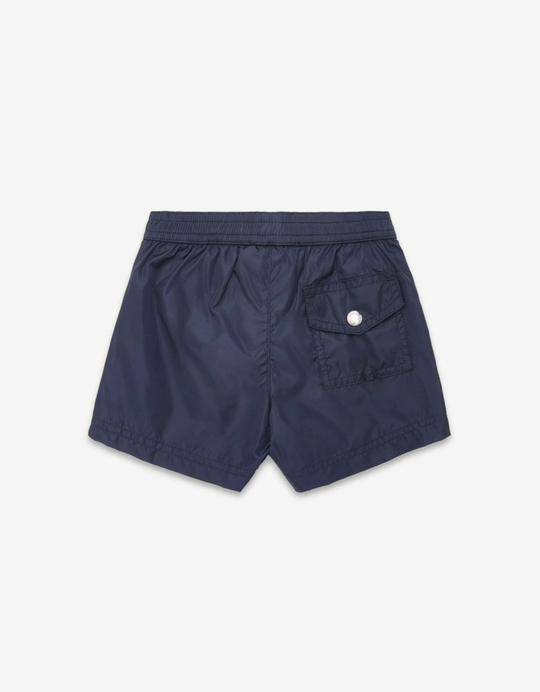 Enfant Baby Boys Logo Swim Shorts in Navy