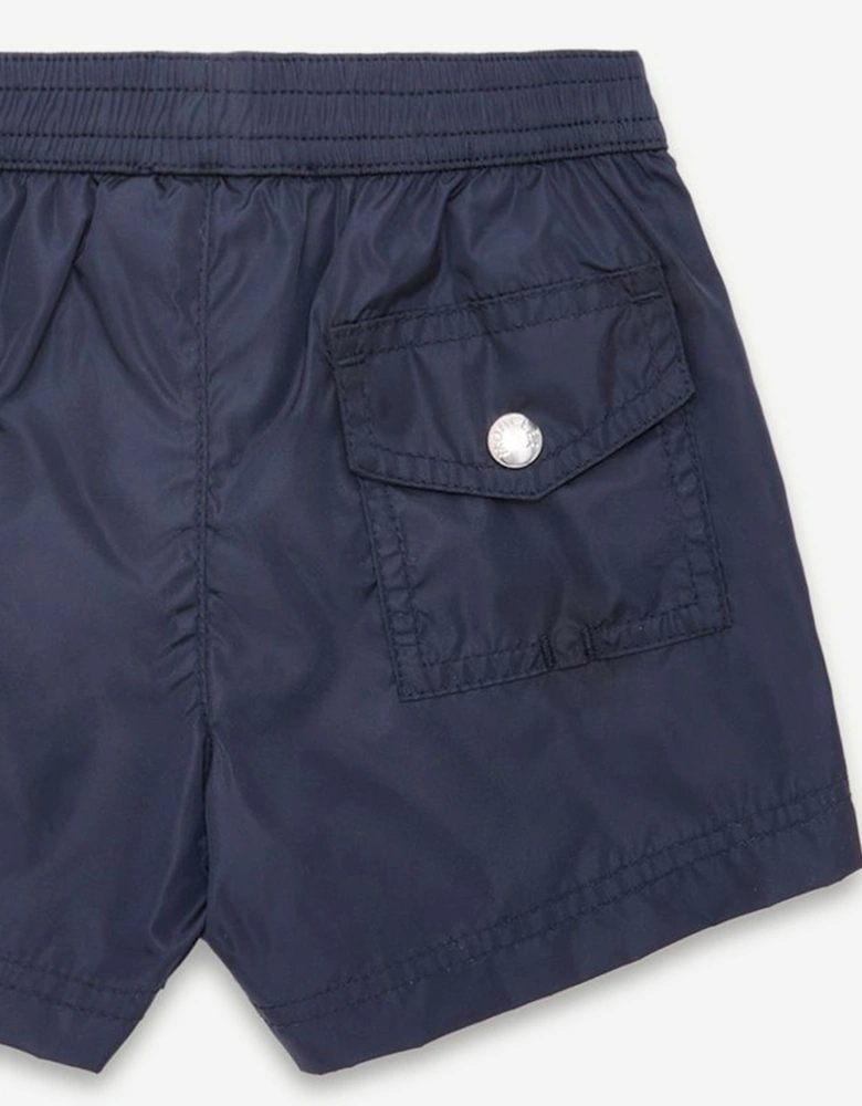 Enfant Baby Boys Logo Swim Shorts in Navy