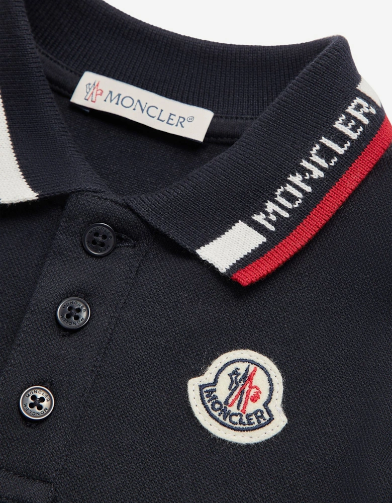 Enfant Baby Boys Logo Polo Shirt in Navy