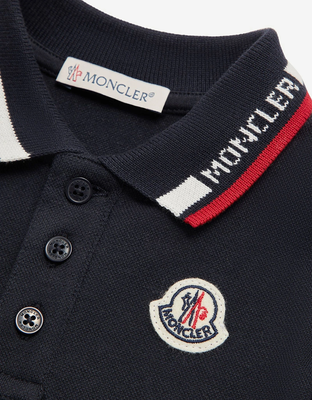 Enfant Baby Boys Logo Polo Shirt in Navy
