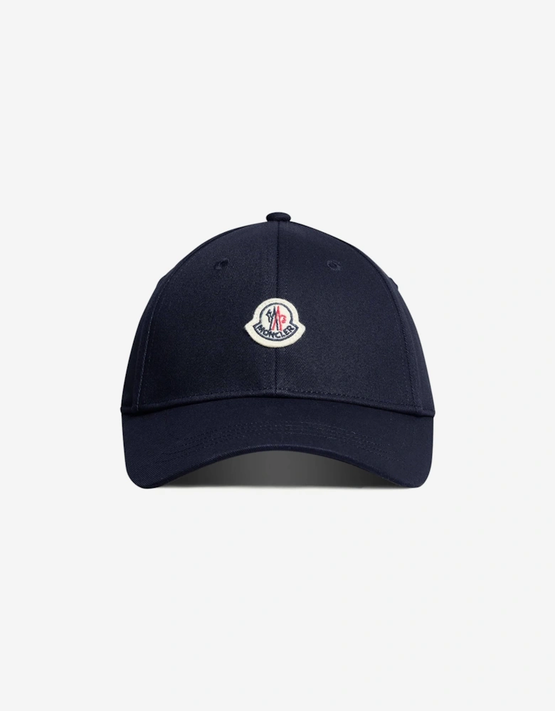 Enfant Boys Cotton Logo Baseball Cap in Navy