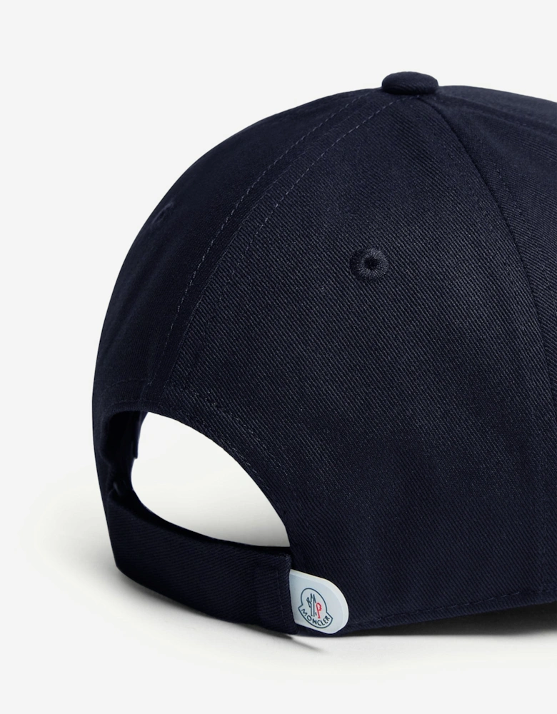 Enfant Boys Cotton Logo Baseball Cap in Navy