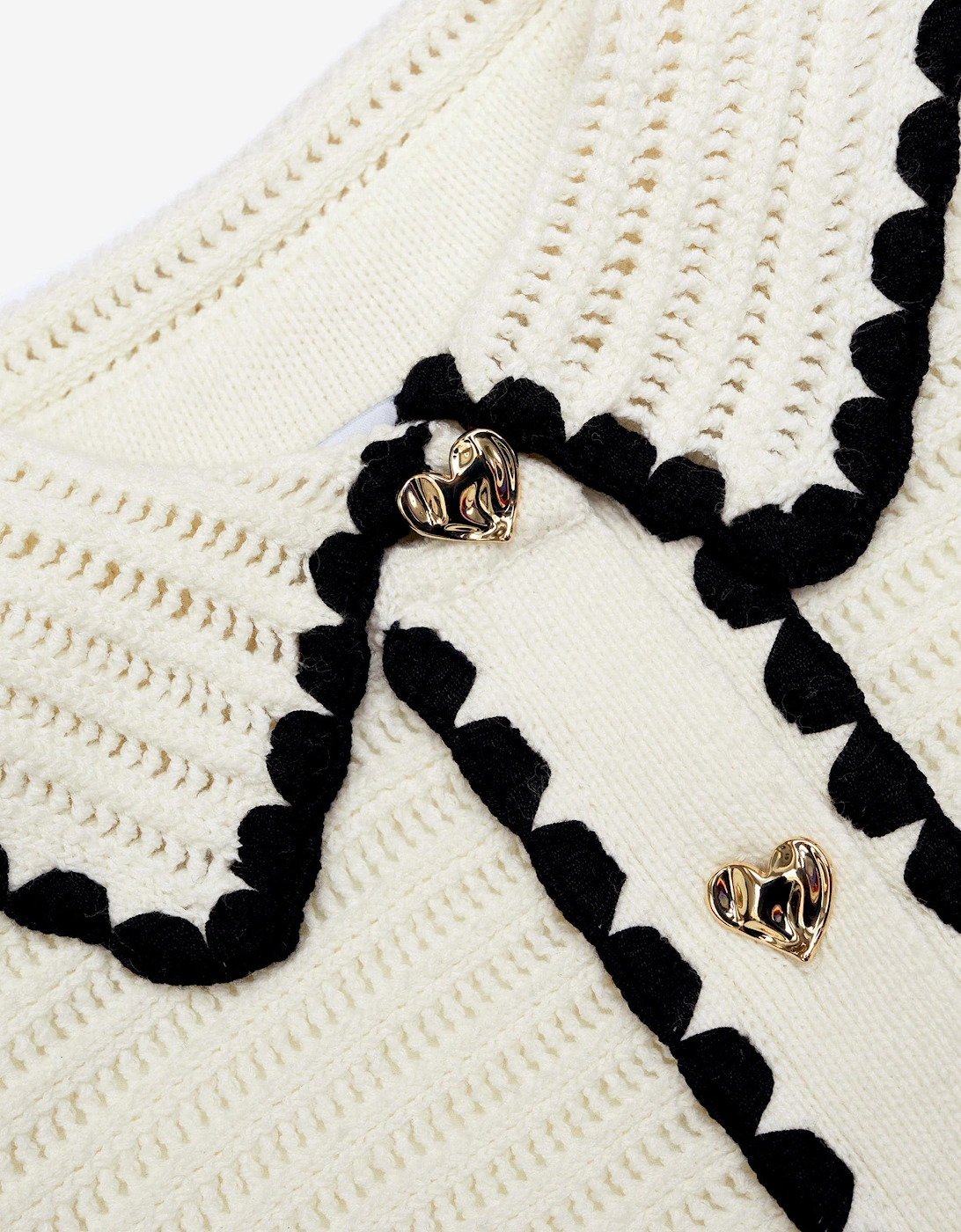 Girls Crochet Mini Dress in Ivory