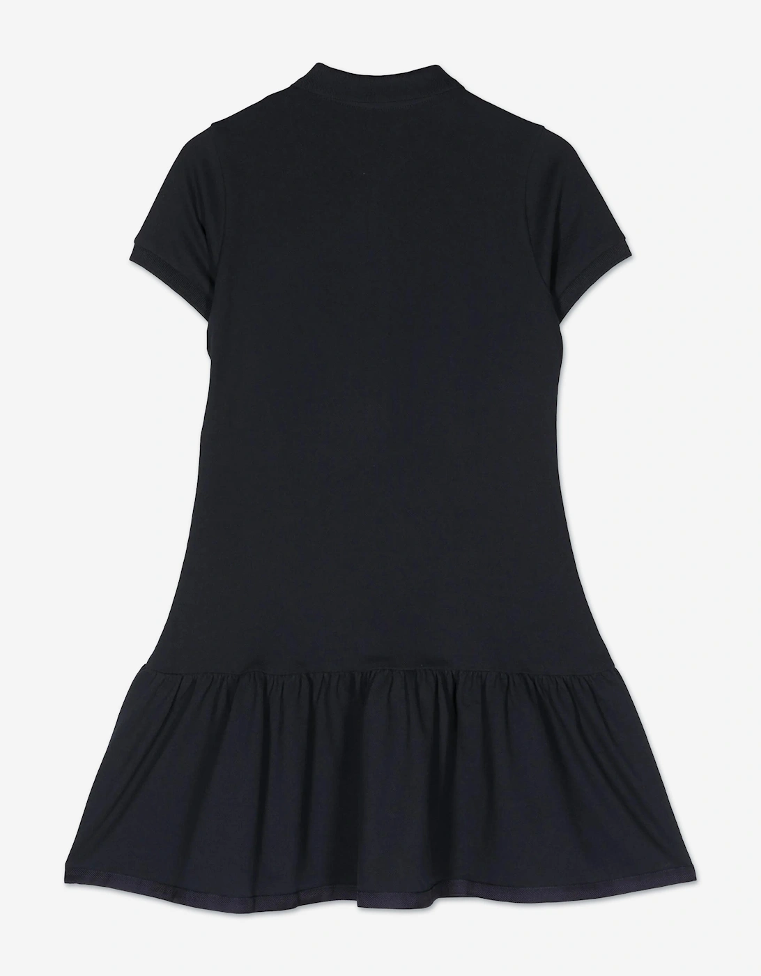 Enfant Girls Logo Polo Dress in Navy