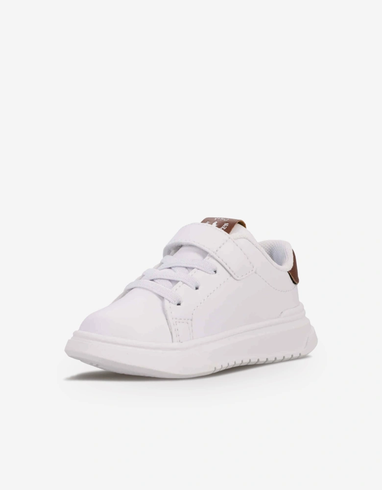 Kids Heritage Court Super PS Trainers in White