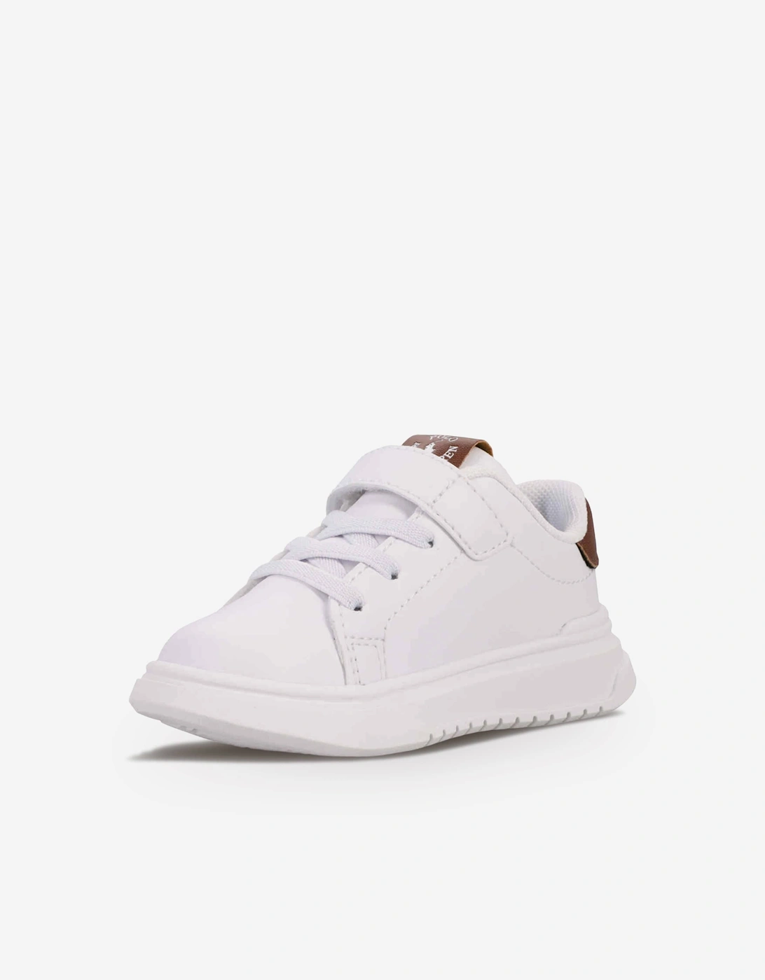 Kids Heritage Court Super PS Trainers in White