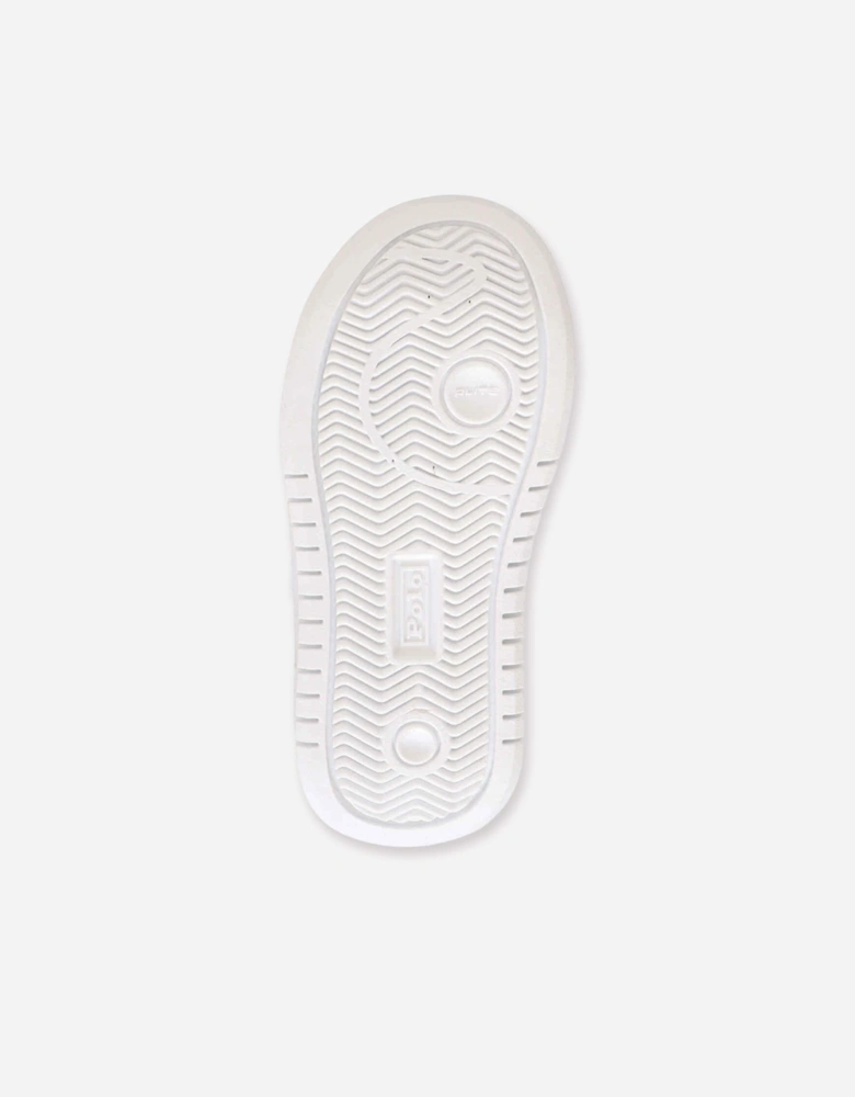 Kids Heritage Court Super PS Trainers in White