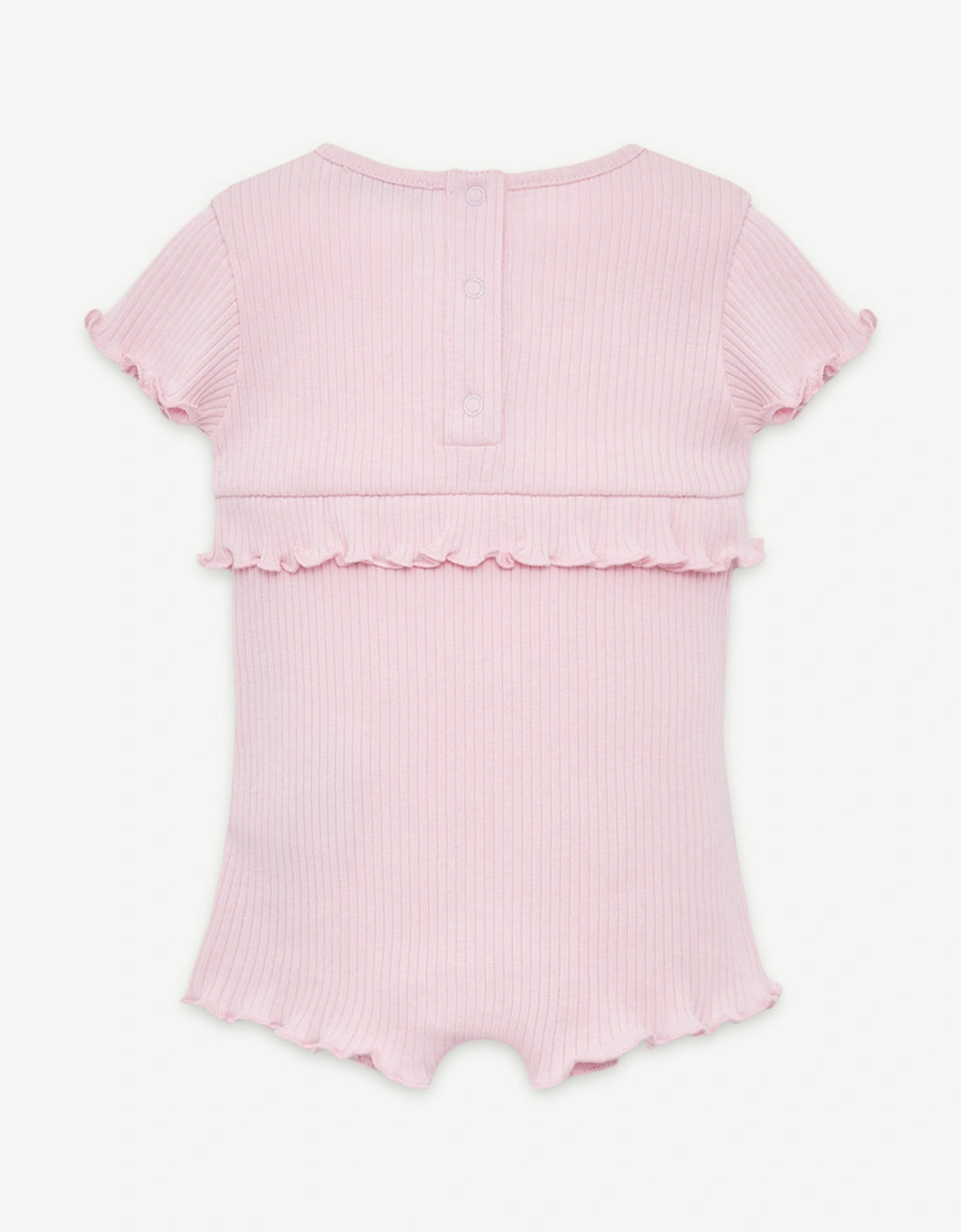 Enfant Baby Girls Logo Romper in Pink