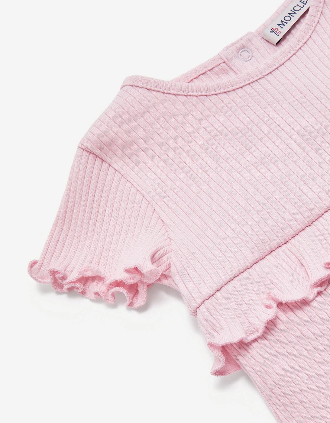 Enfant Baby Girls Logo Romper in Pink