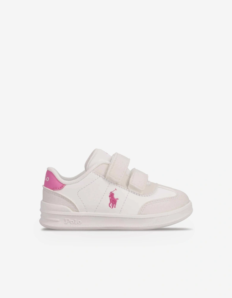 Girls Hollis EZ Trainers in White