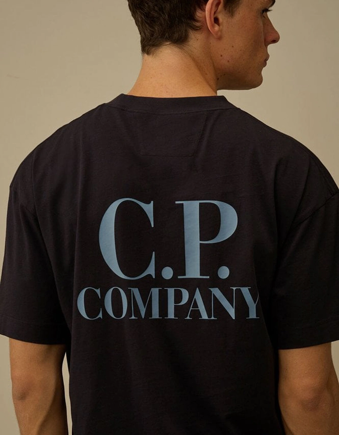 30/1 Branded T Shirt Black