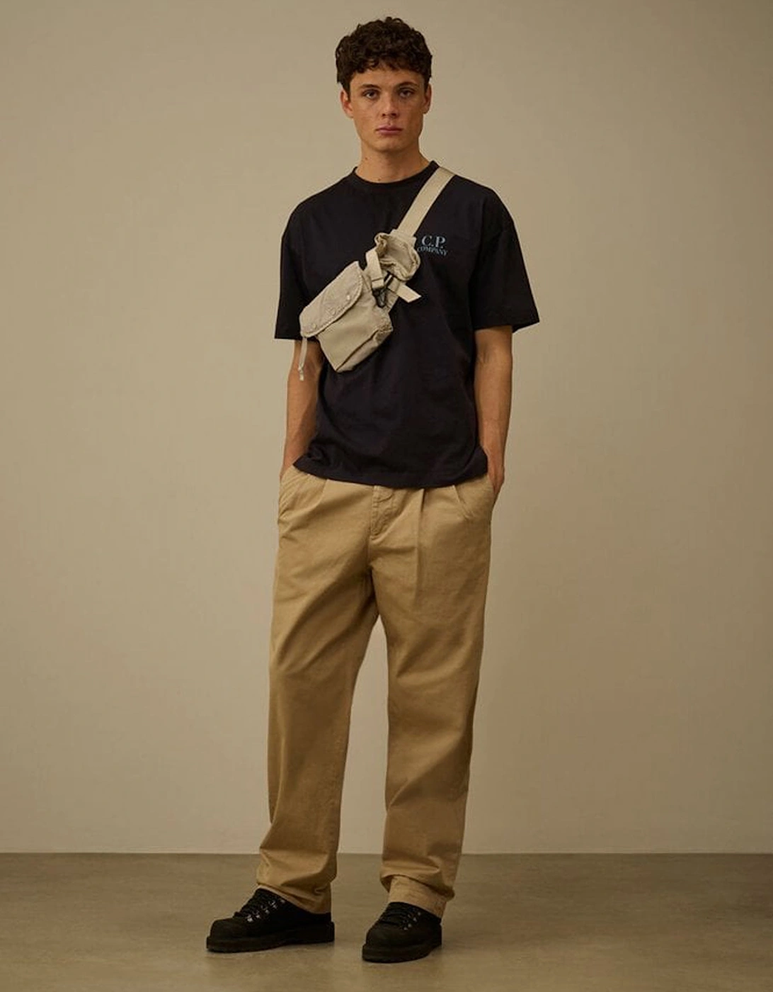 30/1 Branded T Shirt Black