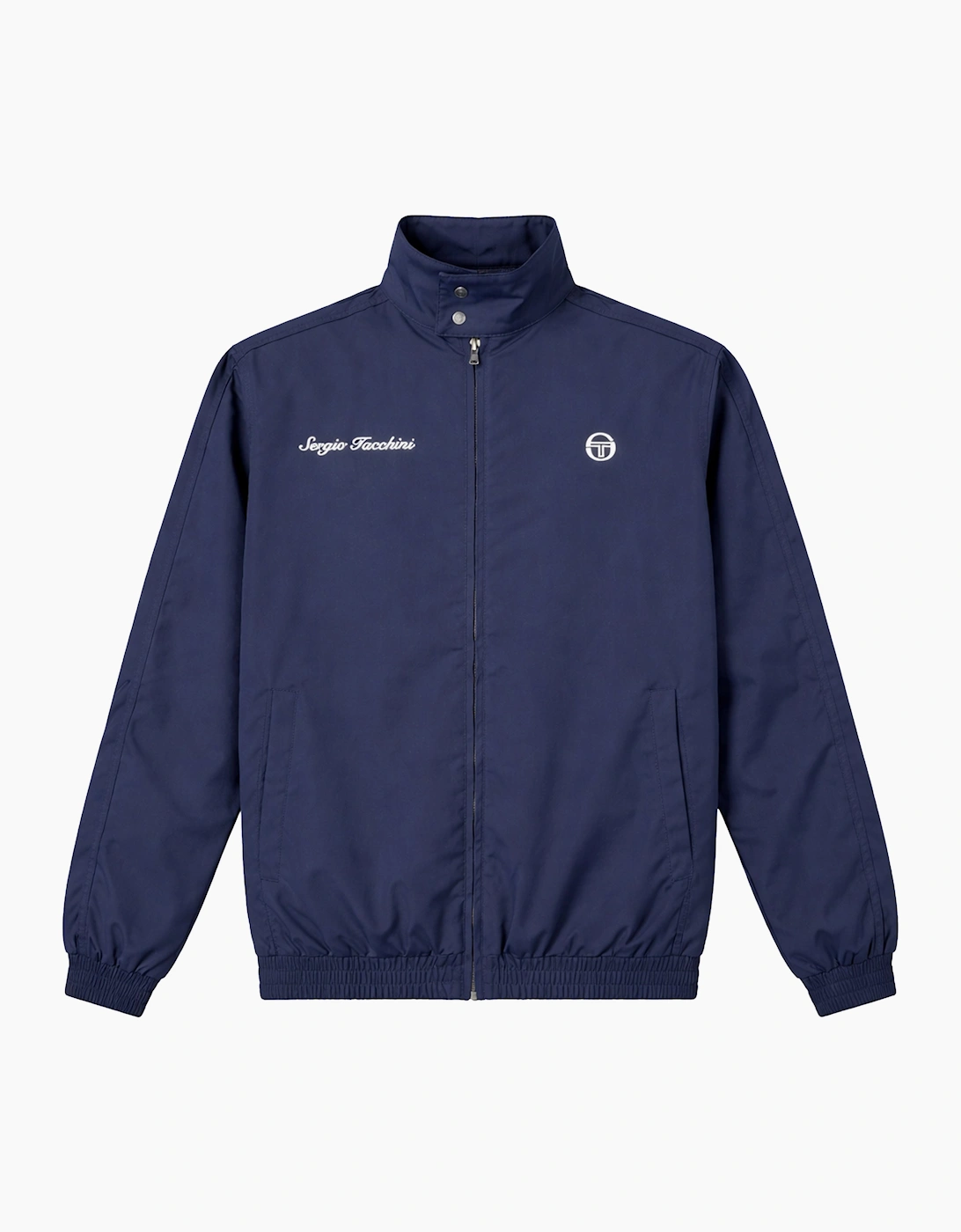 Sergio Tacchini Men's Navy Brando Harrington Jacket Maritime Blue  42/Regular Xl