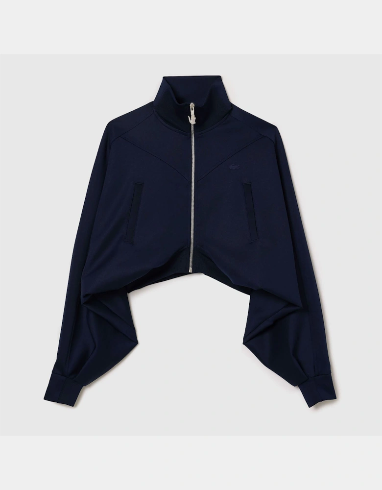 Cropped Full-Zip Sweatshirt