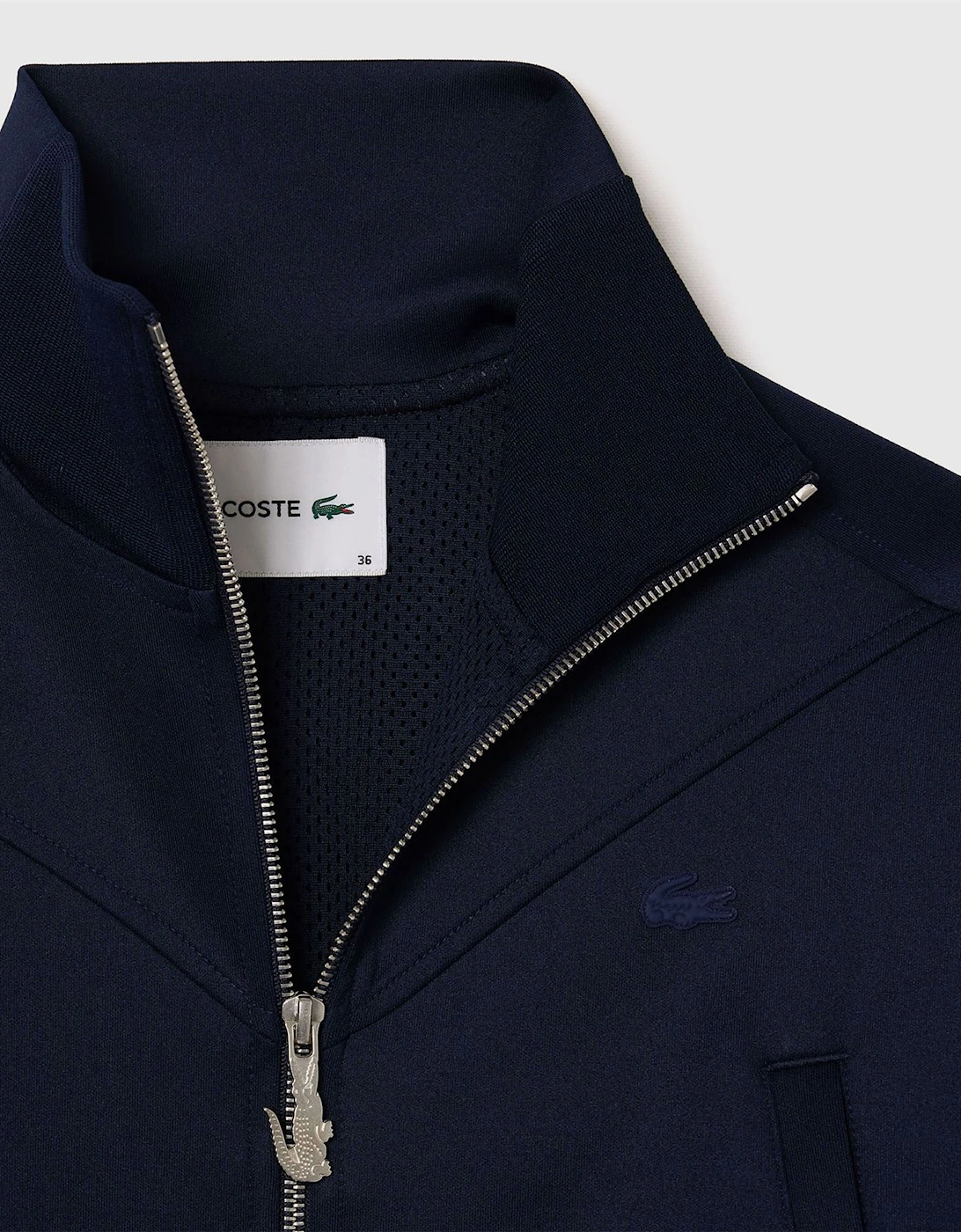 Cropped Full-Zip Sweatshirt