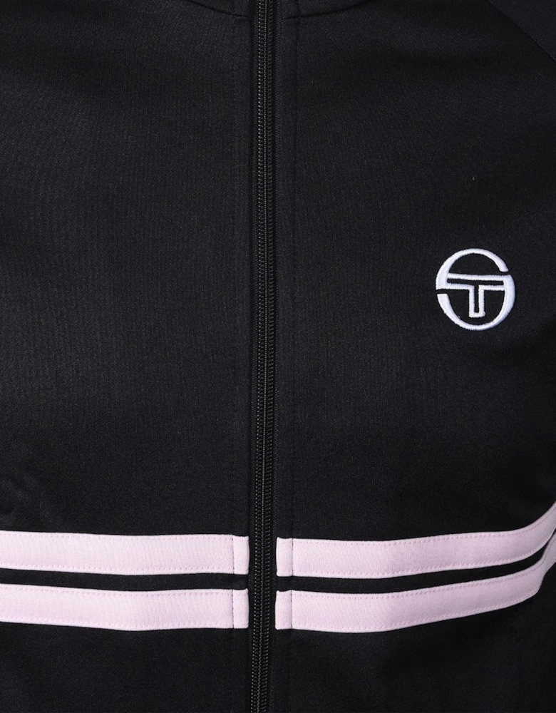 Dallas Track Top Jacket Black/Light Lilac
