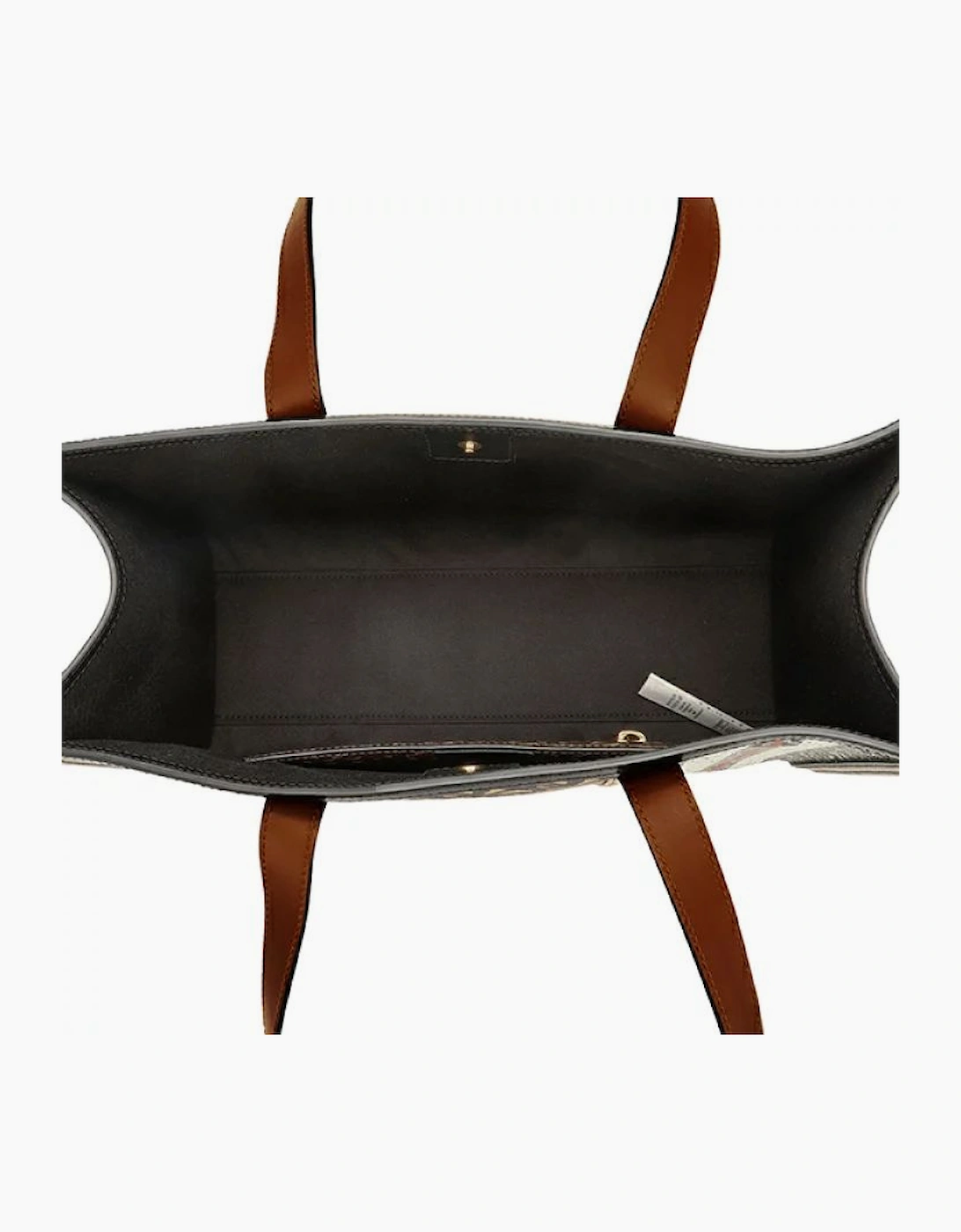 Monogram Stripe Book Tote Bag