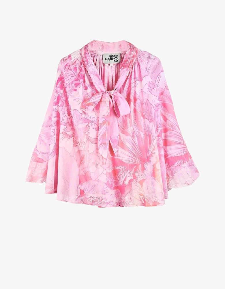 Pink romance blouse
