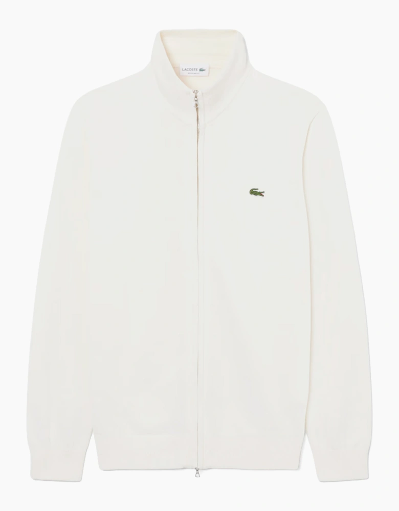 AH1957 Full Zip High Neck Cotton Knit