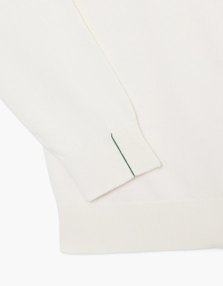 AH1957 Full Zip High Neck Cotton Knit