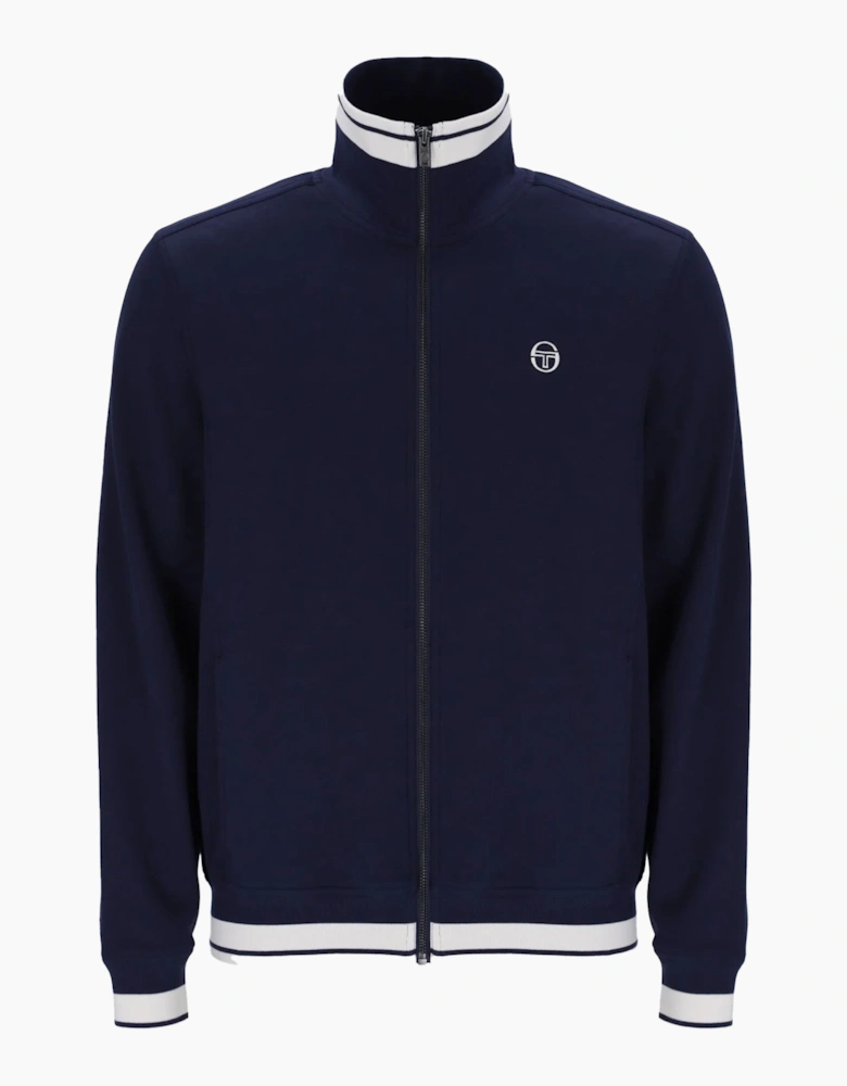 Attilio Track Top Jacket Maritime Blue/Gardenia