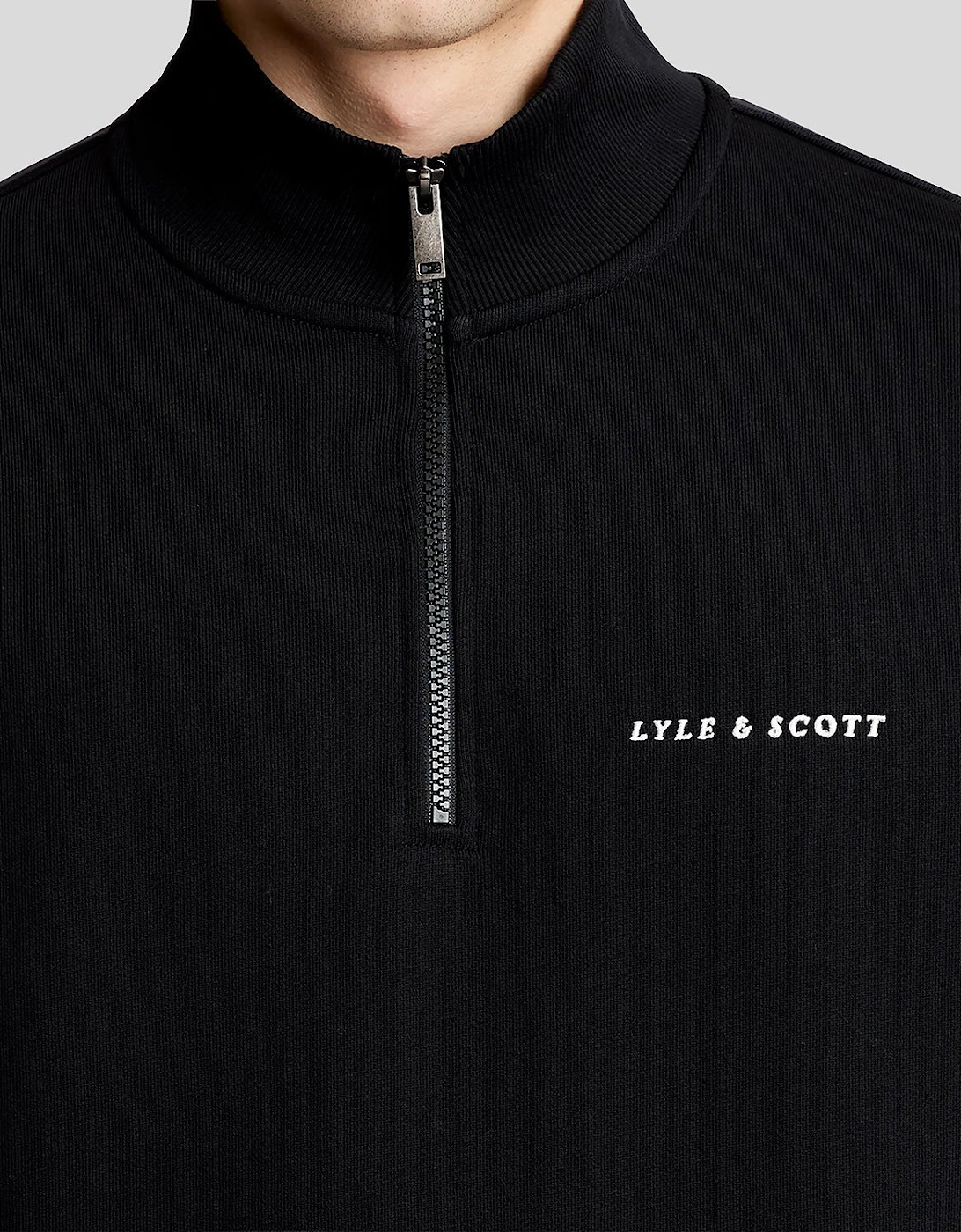 Heavyweight Script 1/4 Zip Sweatshirt
