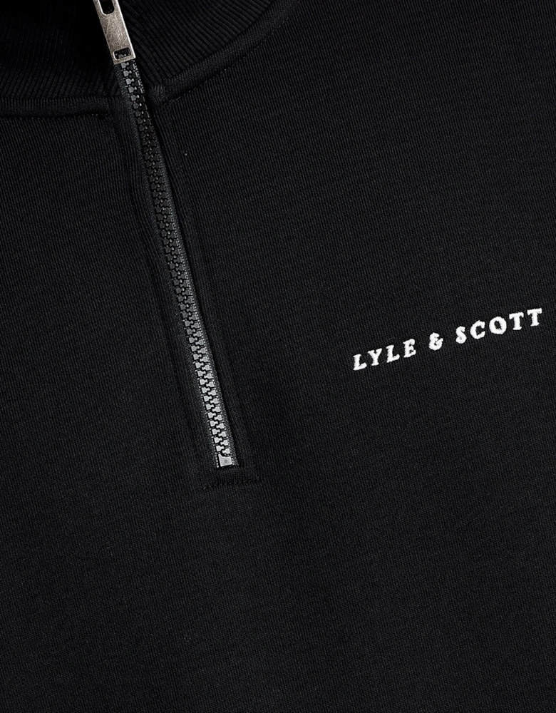 Heavyweight Script 1/4 Zip Sweatshirt