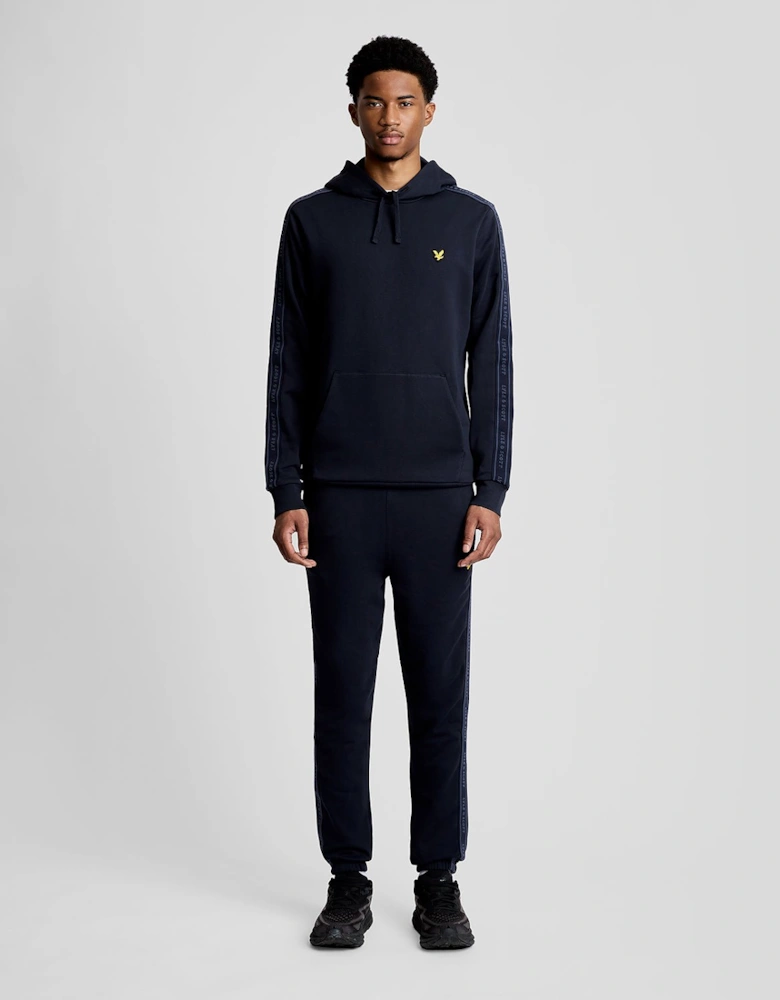Sports Tape Cotton Blend Hoodie