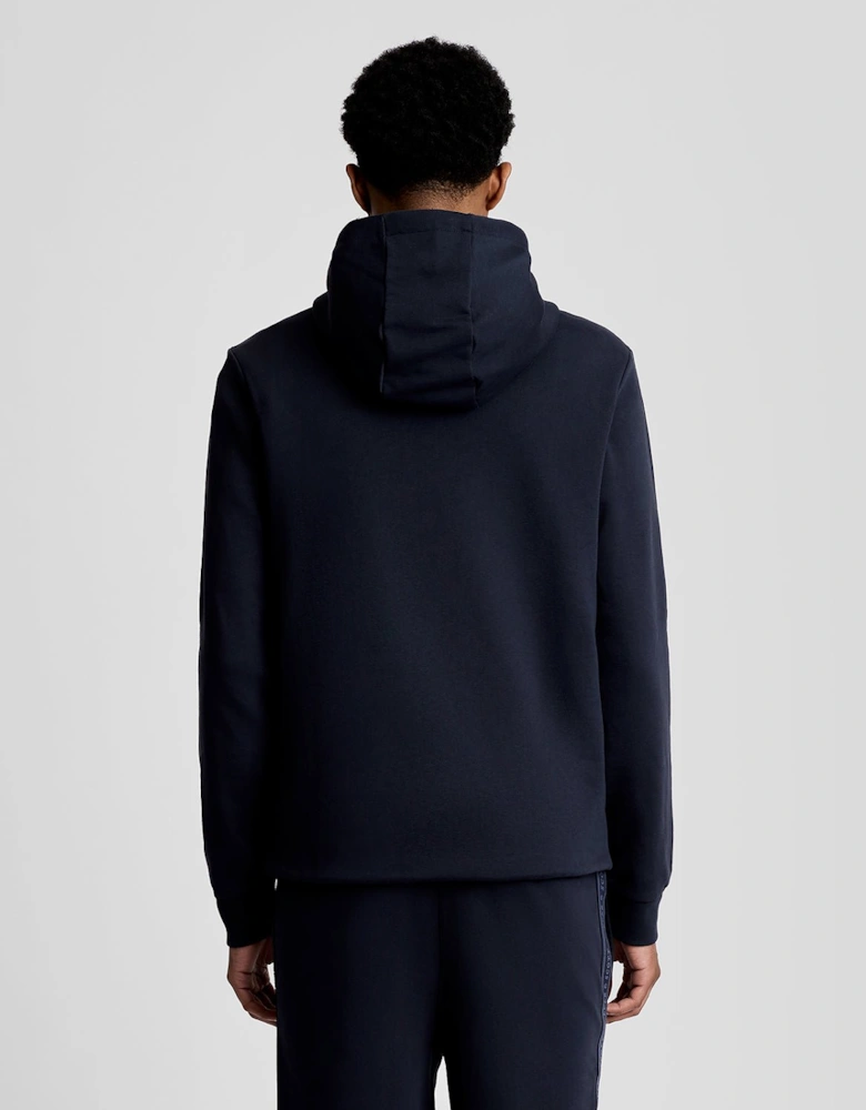 Sports Tape Cotton Blend Hoodie