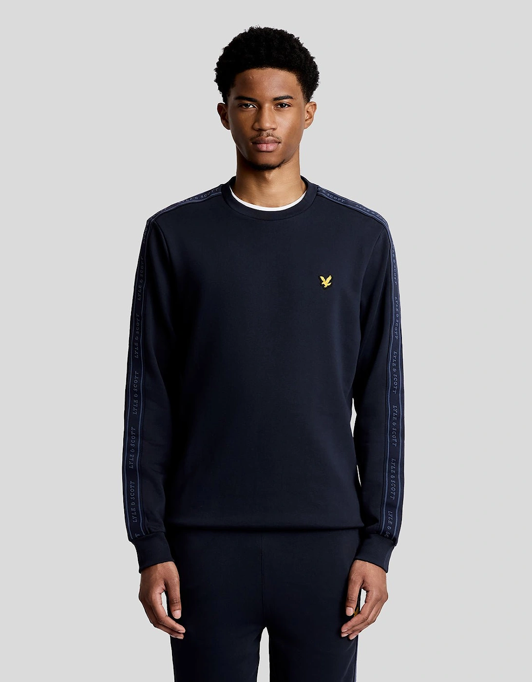 Sports Tape Crew Neck Sweatshirt