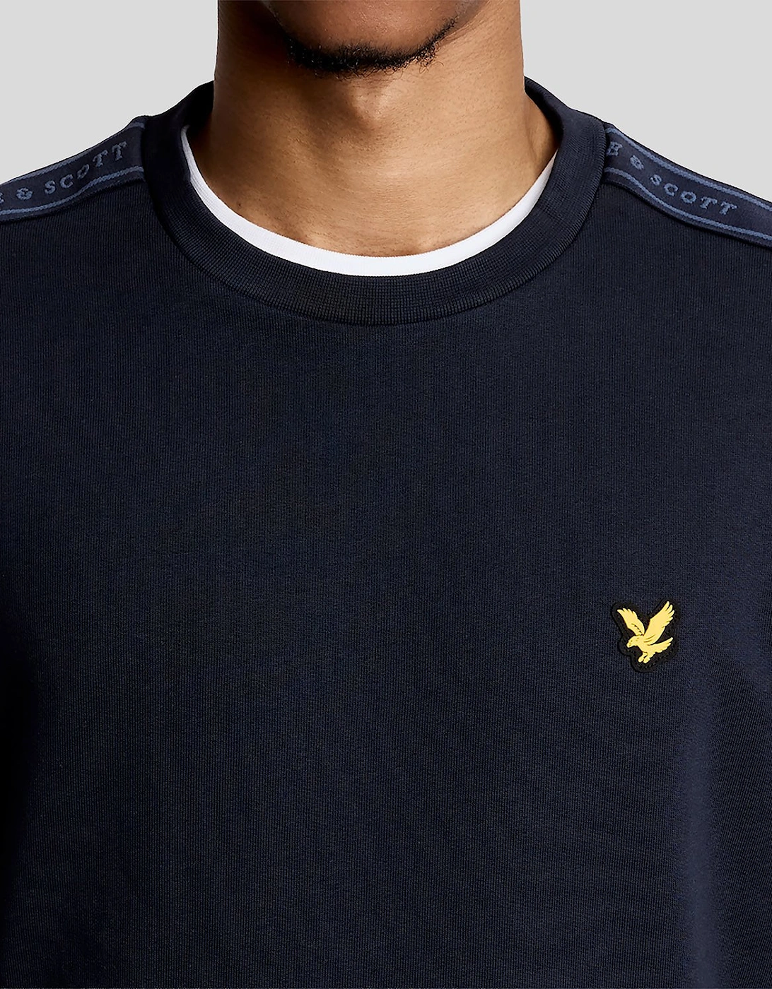 Sports Tape Crew Neck Sweatshirt