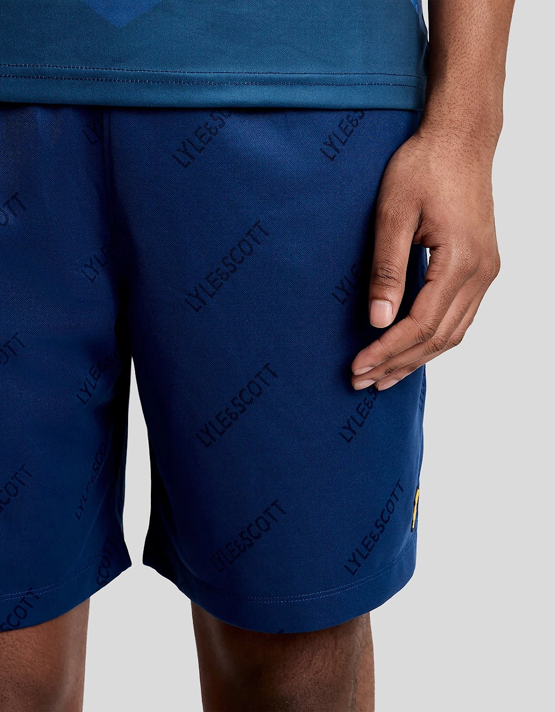 Sports Embossed Logo Padel Shorts