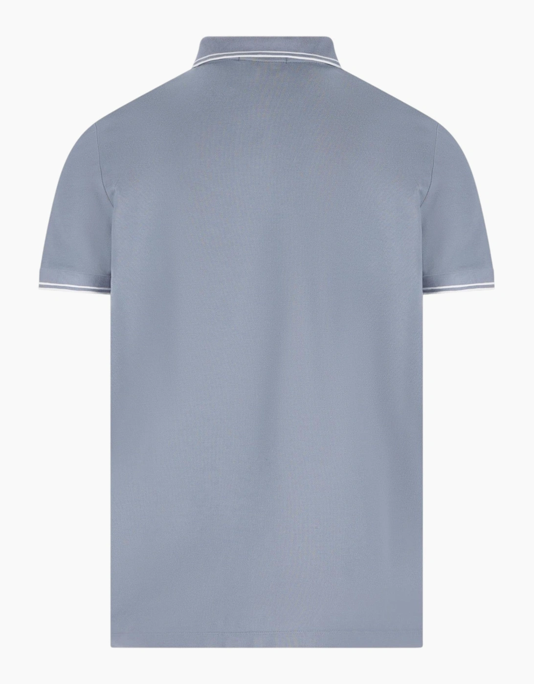 Pique Cotton Dark Blue Polo Shirt