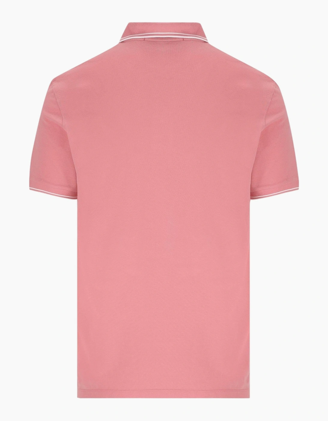 Pique Cotton Oleander Pink Polo Shirt